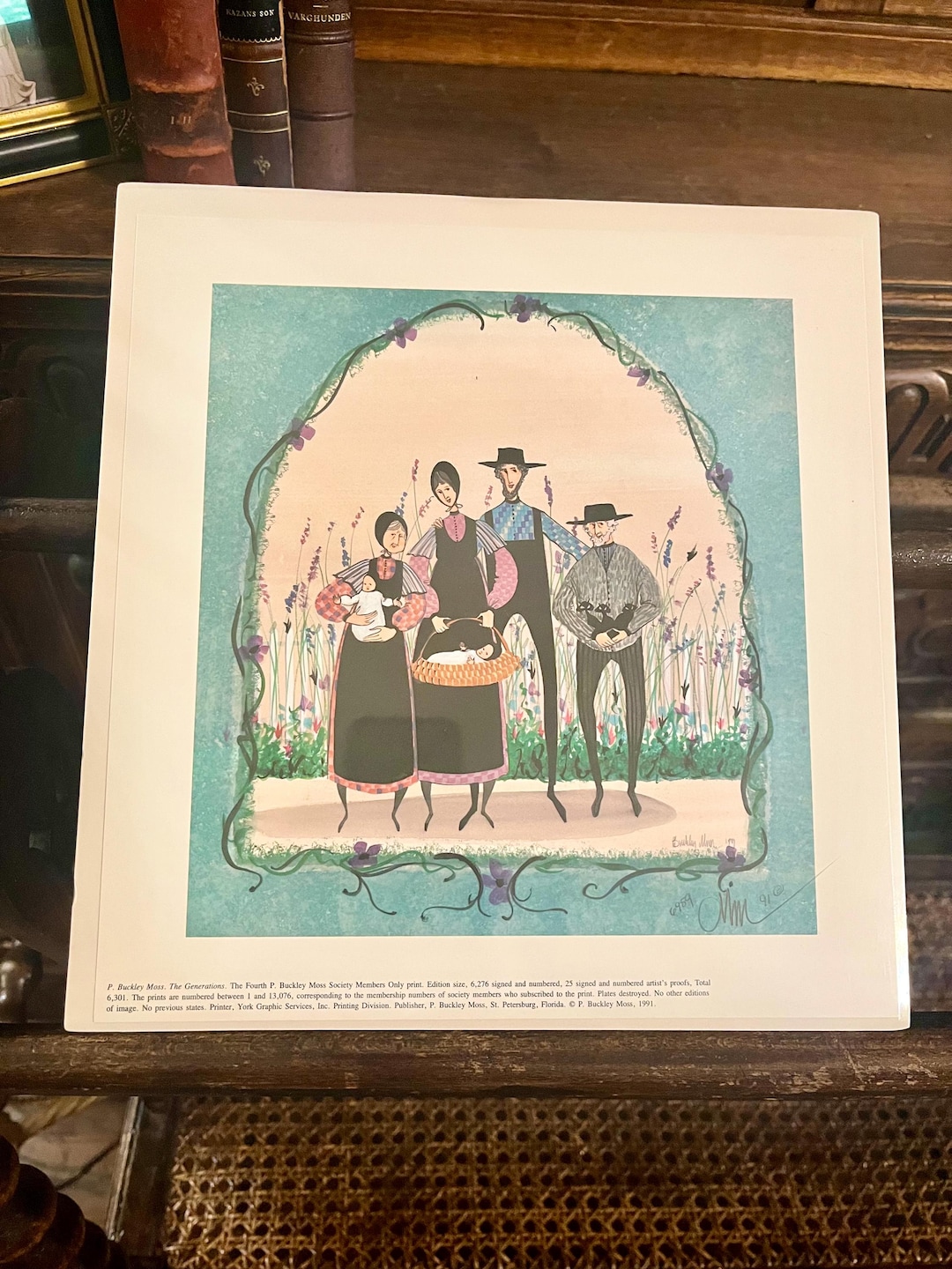 Vintage P. Buckley Moss Art 