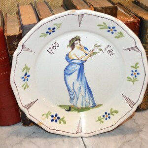 Antique French Faience Plates - Etsy Antique French Faience Plates - Etsy