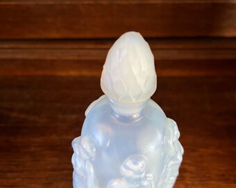 Antique Sabino Art Glass Opalescent Scent Perfume Bottle La