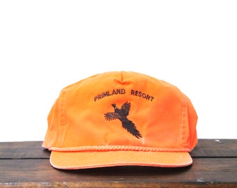 hunter orange trapper hat