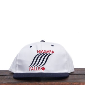 Vintage Small 90s Youth Size Niagara Falls New York Canada Waterfall Strapback Hat Baseball Cap