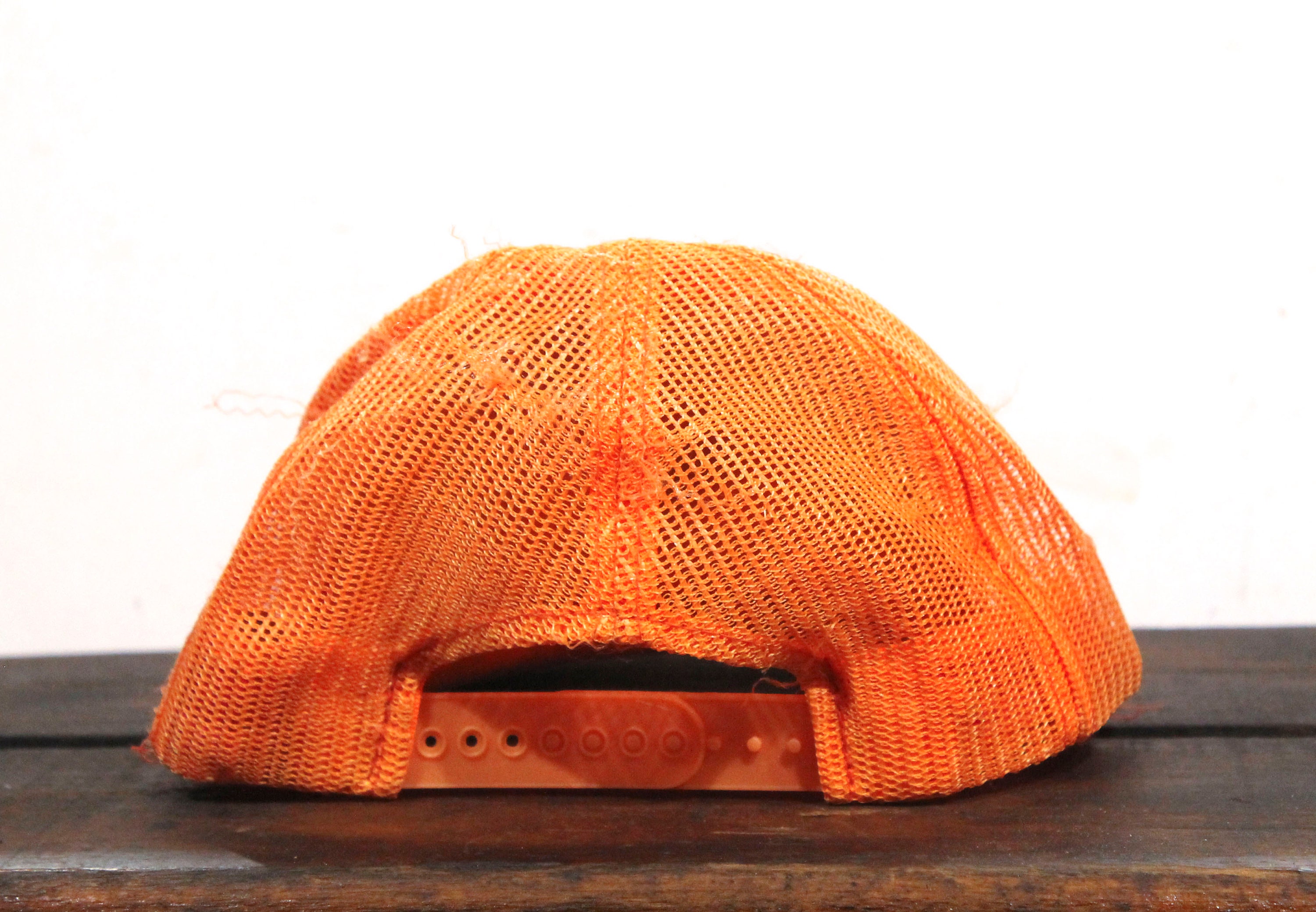 Vintage Distressed Blaze Hunter Orange Trucker Hat Snapback Etsy