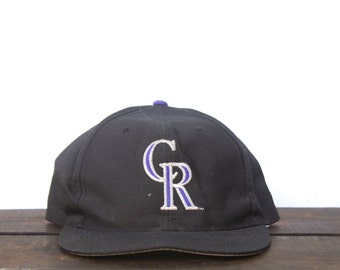Vintage 90's Colorado Rockies MLB Snapback Hat Baseball Cap