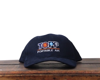 Vintage 90s Topp Portable Air Conditioning Temporary Cooling Heating Dehumidifier Strapback Hat Baseball Cap