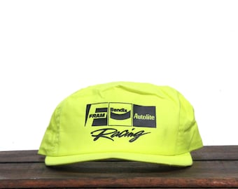 Vintage Acdelco Hat 90s NASCAR Racing Snapback Cap AC Delco