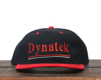 Vintage Dynatek Auto Electronics Electrical Components Car Auto Parts Trucker Hat Strapback Baseball Cap