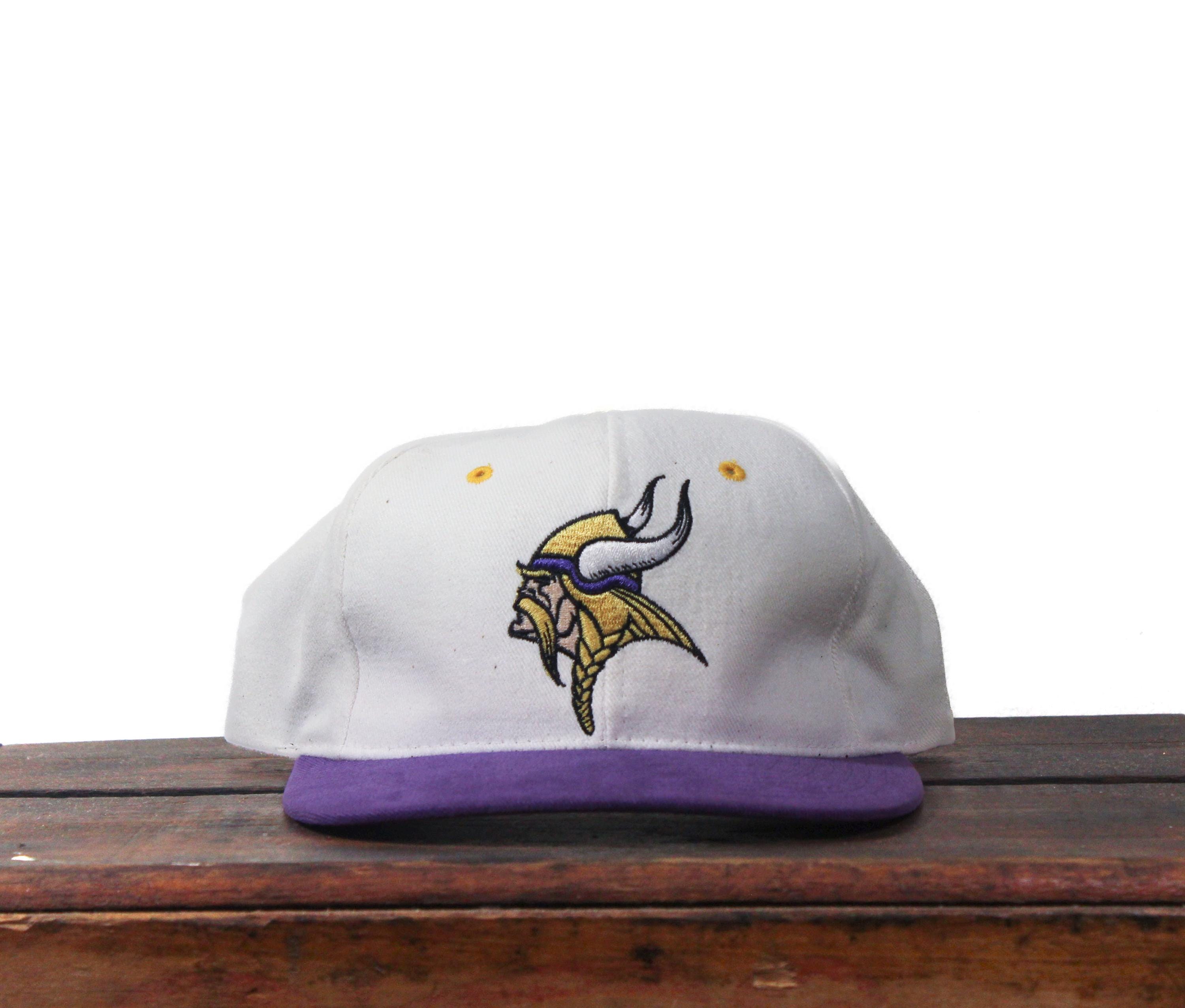Vintage Snapback Hat Minnesota Vikings - Etsy