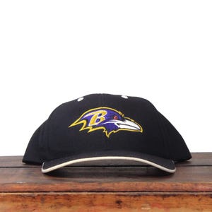 Vintage Y2K Baltimore Ravens Strapback Hat: NFL Playoffs 2000