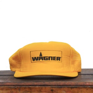 Vintage Wagner Paint Spraying Systems Sprayers Painting Coating Tools Hardware House Painter Trucker Hat Snapback Baseball Cap