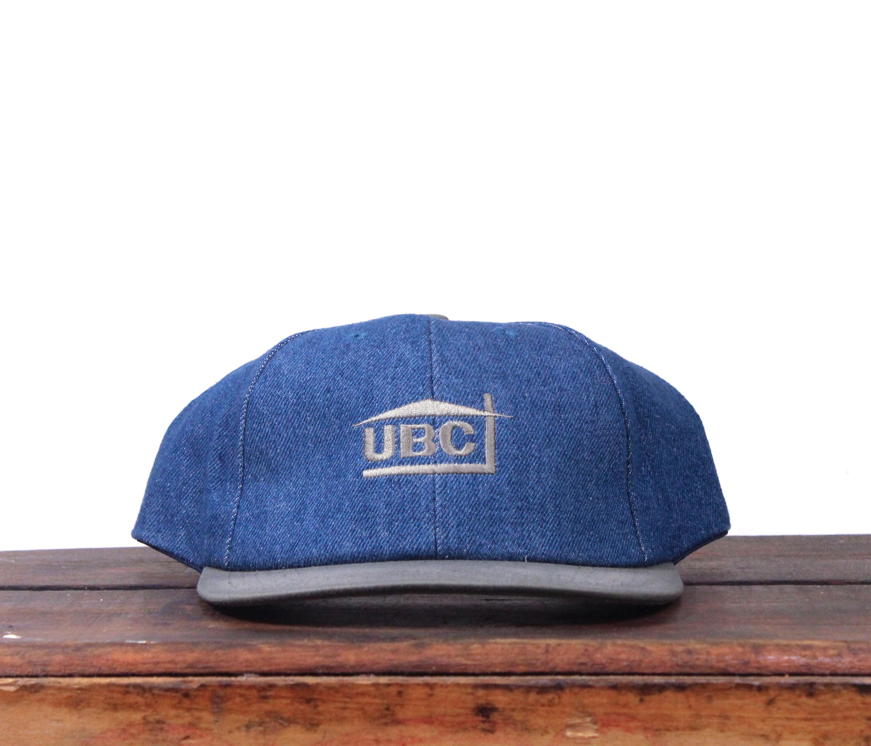 Vintage Denim Trucker Hat: UBC United Building Center 