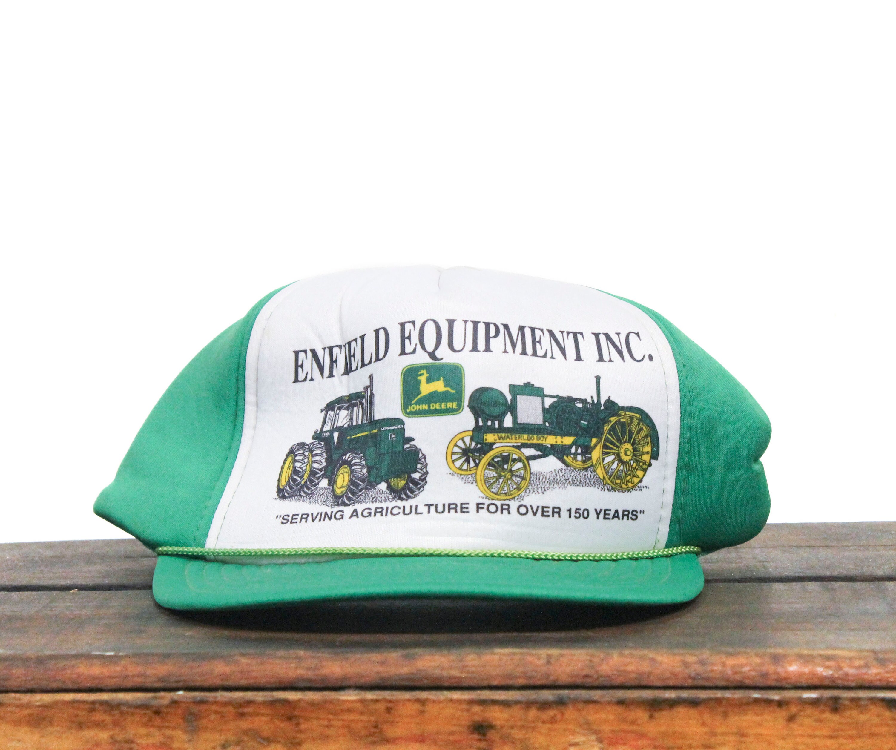 John Deere Mens Quality Equipment Foam Trucker, Green, One Size