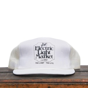 Vintage Snapback Trucker Hat Baseball Cap The Electric Light Market Lighting Accessories Lamps Fixtures Track Lights Exterior Interior Bulbs