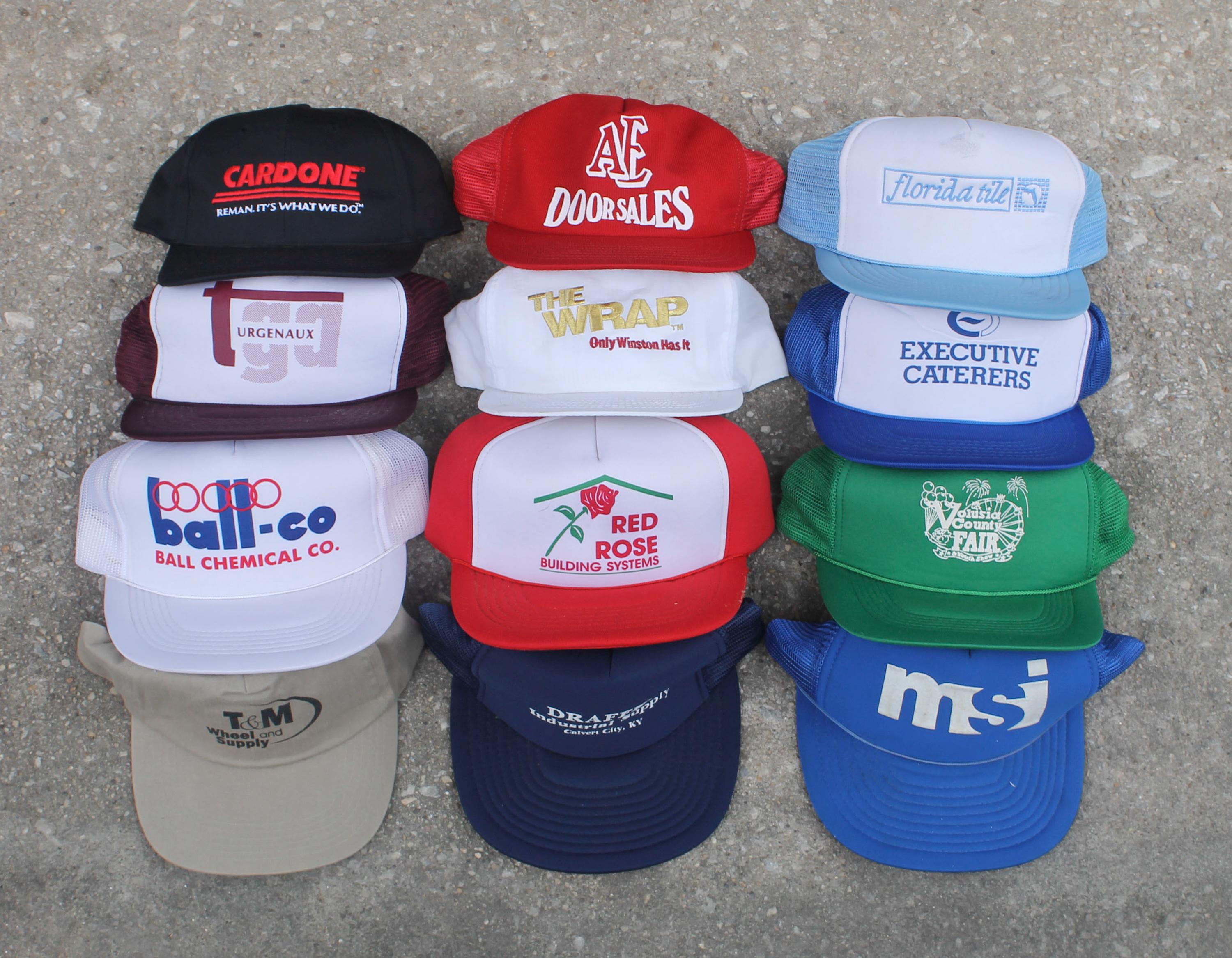 Vintage Trucker Hat Variety Pack One Dozen Random Snapback  display picture 3