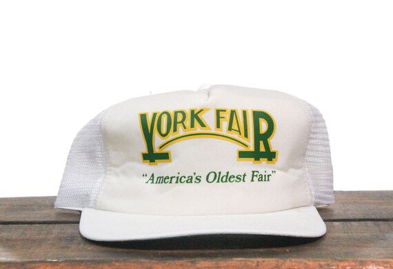 Trucker Hat Vintage Snapback Baseball Cap York Fa… - image 1