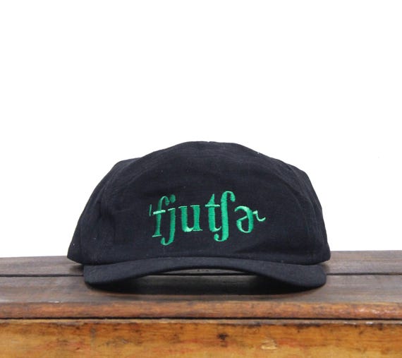 Vintage 90s Dun & Bradstreet Business Analytics Future International Phonetic Alphabet Spelling ˈfjutʃɝ Strapback Hat Baseball Cap