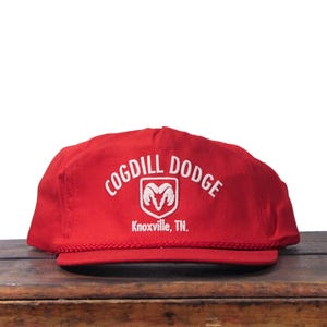 Vintage Cogdill Dodge Dealership Car Truck Dealer Chrysler Plymouth Jeep Mopar Knoxville TN Tennessee Trucker Hat Snapback Baseball Cap