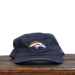 Vintage Y2K Denver Broncos Football NFL Football Colorado Reebok Stretch Fit Flexfit Hat Baseball Cap