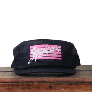 Vintage Trucker Hat Snapback Baseball Cap Spencers Gifts Mall Goth Emo Shop Clothing Store Shopping Retail