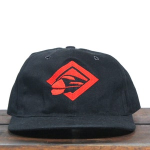 Vintage 90s Deadstock Marlboro Train Adventure Unlimited Gear Cigarettes Tobacco Strapback Hat Baseball Cap