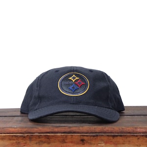 Vintage 90s Pittsburgh Steelers Football NFL Pennsylvania PGH Puma Strapback Hat Baseball Cap