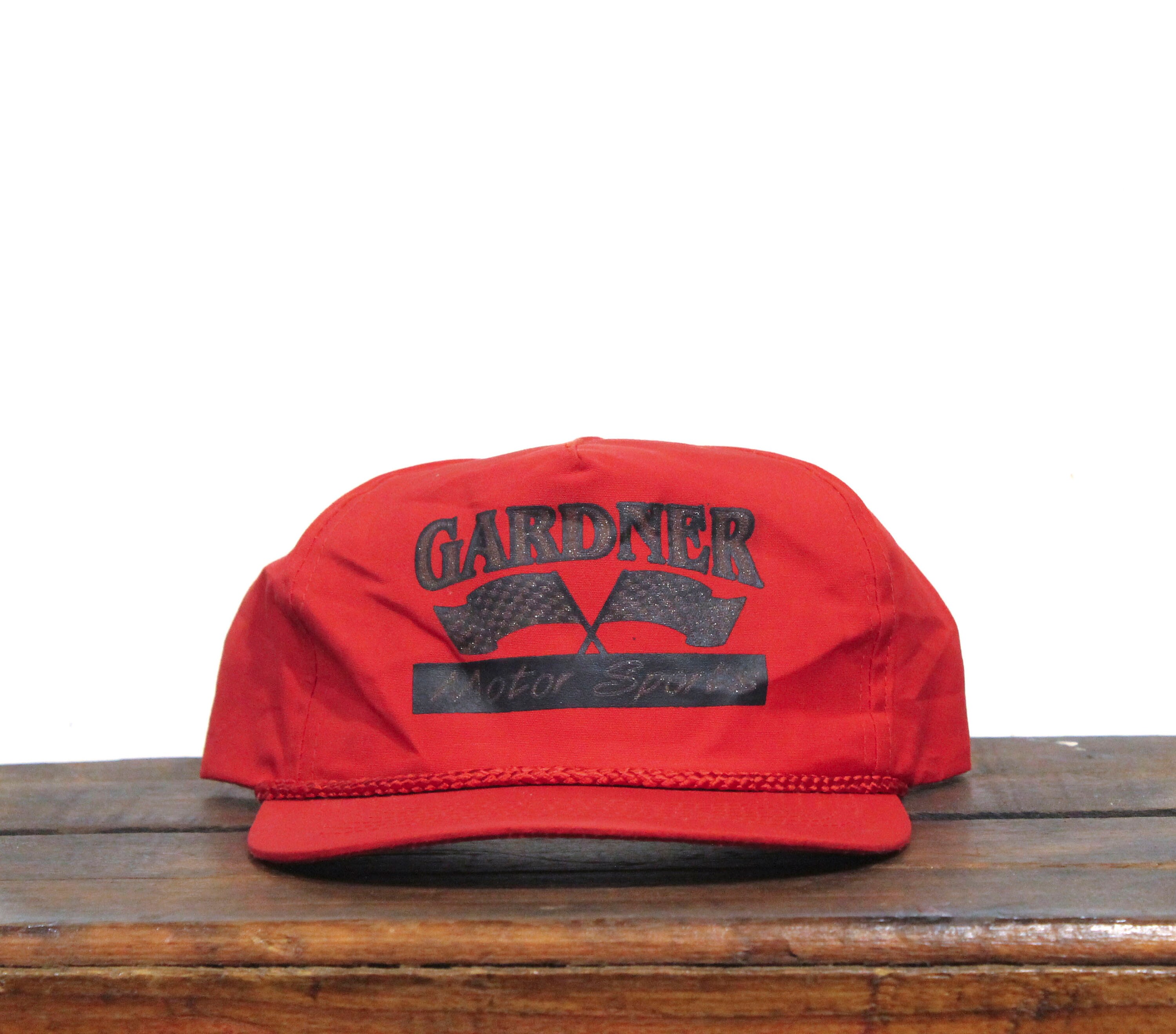 Vintage Gardner Motorsports Racing Team Sprint Stock Car Checkered