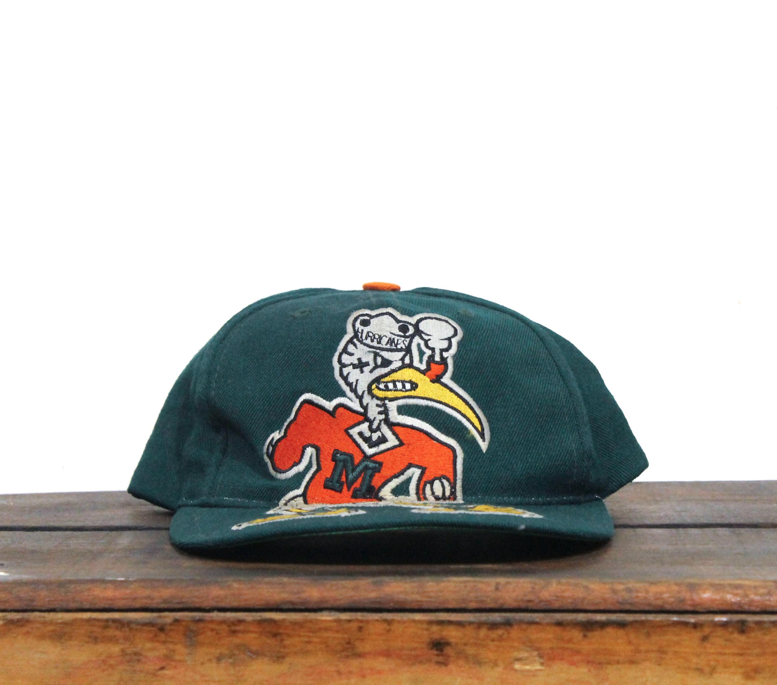 Vintage 90s Apex One U of M University of Miami Hurricanes Canes