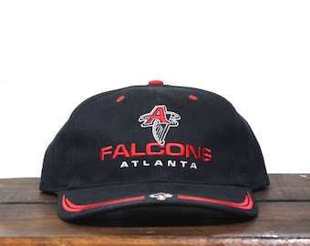Vintage Deadstock 90s Atlanta Falcons NFL Football Georgia Strapback Hat Baseball Cap