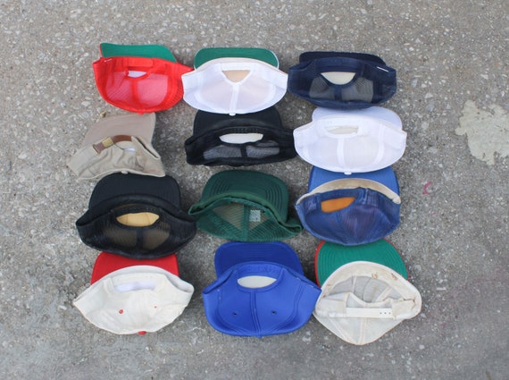 Vintage Trucker Hat Variety Pack One Dozen Random Snapback 