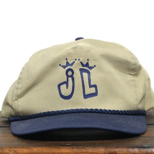 Vintage JL Logo Letters Initials Trucker Hat Snapback Baseball Cap