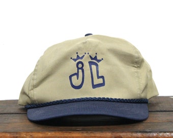 Vintage JL Logo Letters Initials Trucker Hat Snapback Baseball Cap