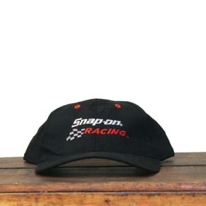 Vintage Y2K Snap On Racing Team Nascar Hand Tools Car Auto Mechanic Never Compromise Snapback Hat Baseball Cap