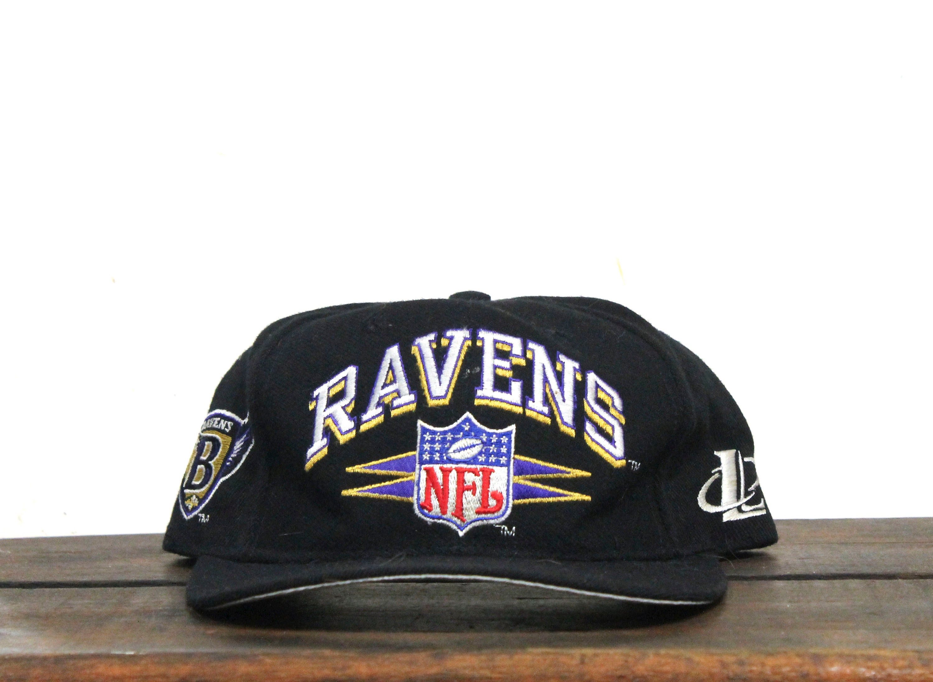 Vintage 90s Logo Athletic Spike Baltimore Ravens Football NFL