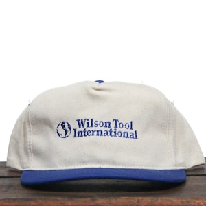 Vintage Trucker Hat Snapback Baseball Cap Wilson Tool International Punch Die Sheet Metal Factory Equipment Machinery