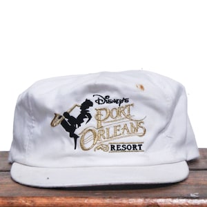 Vintage Disney Port Orleans Resort Orlando Florida New Orleans Theme Park Mickey Mouse Trucker Hat Strapback Baseball Cap USA Made