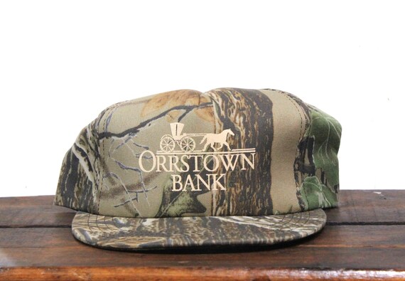 Vintage Camo Camouflage Trucker Hat 