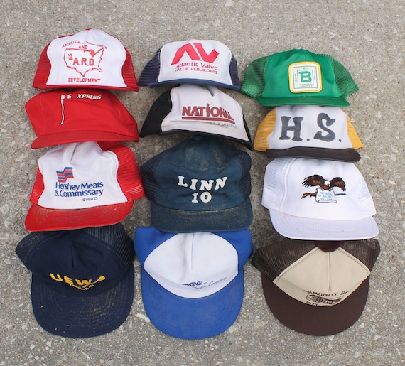 Vintage Made in USA Trucker Hat Variety Pack One Dozen Snapback Baseball  Caps Lot Collection Bulk Wholesale Crumbling Foam, Sold AS-IS -  Canada
