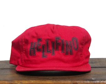 Vintage 80s Hellifino Trucker Hat Snapback Baseball Cap Made In USA