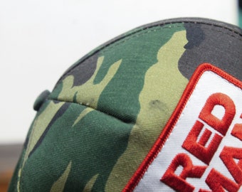 Retro Vintage Style Chattanooga Chew Hat Trucker Camo Tobacco Snuff Dip Cap 80s Vintage 80s Rough Country Chewing Tobacco Snuff Dip Duck  main image 4