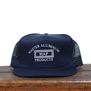 Vintage Map Master Aluminium Produkte Baumaterialien Metall Snapback Trucker Hut Baseballkappe