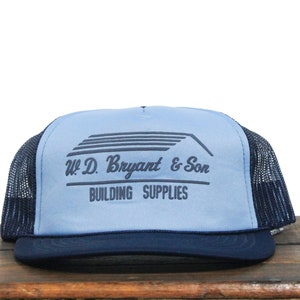 Vintage Trucker Hat Snapback Baseball Cap WD Bryant True Value Hardware Store DIY Building Supplies Lumber Wood
