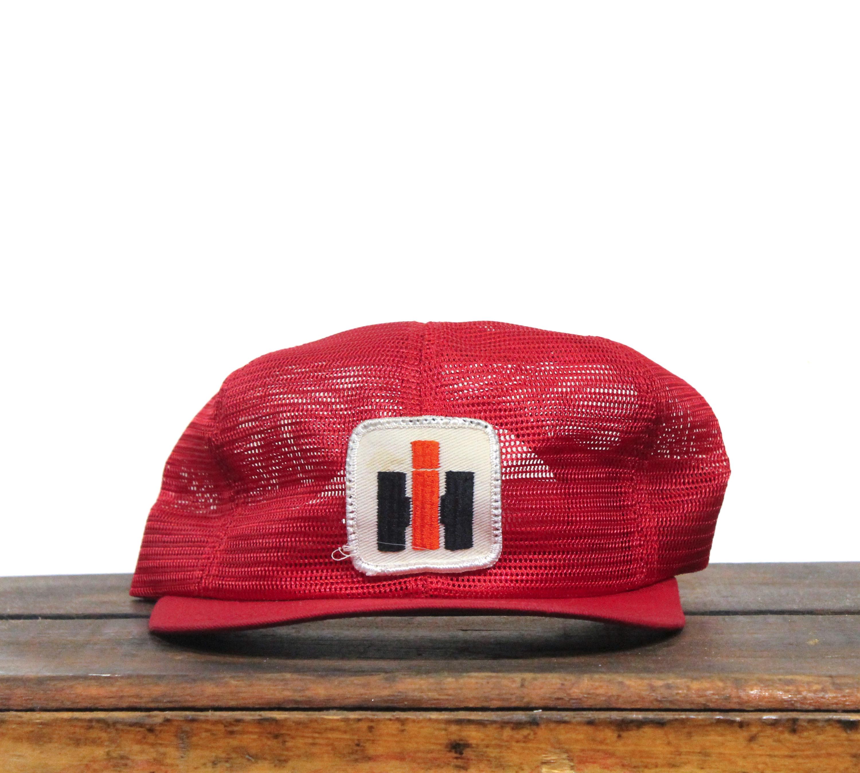 CASE IH International Harvester Tractor Farming Trucker Patch Hat Cap USA Made Vintage Case IH International Harvester Quadtrac Tractors  main image 3