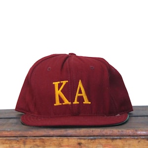 Vintage Snapback Trucker Hat Baseball Cap Kappa Alpha Order KA Fraternity Greek Life College School Made In USA