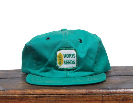 Casquette Trucker Vintage SUPERIOR HYBRIDS Années 80 – Farming Seed Feed CORN