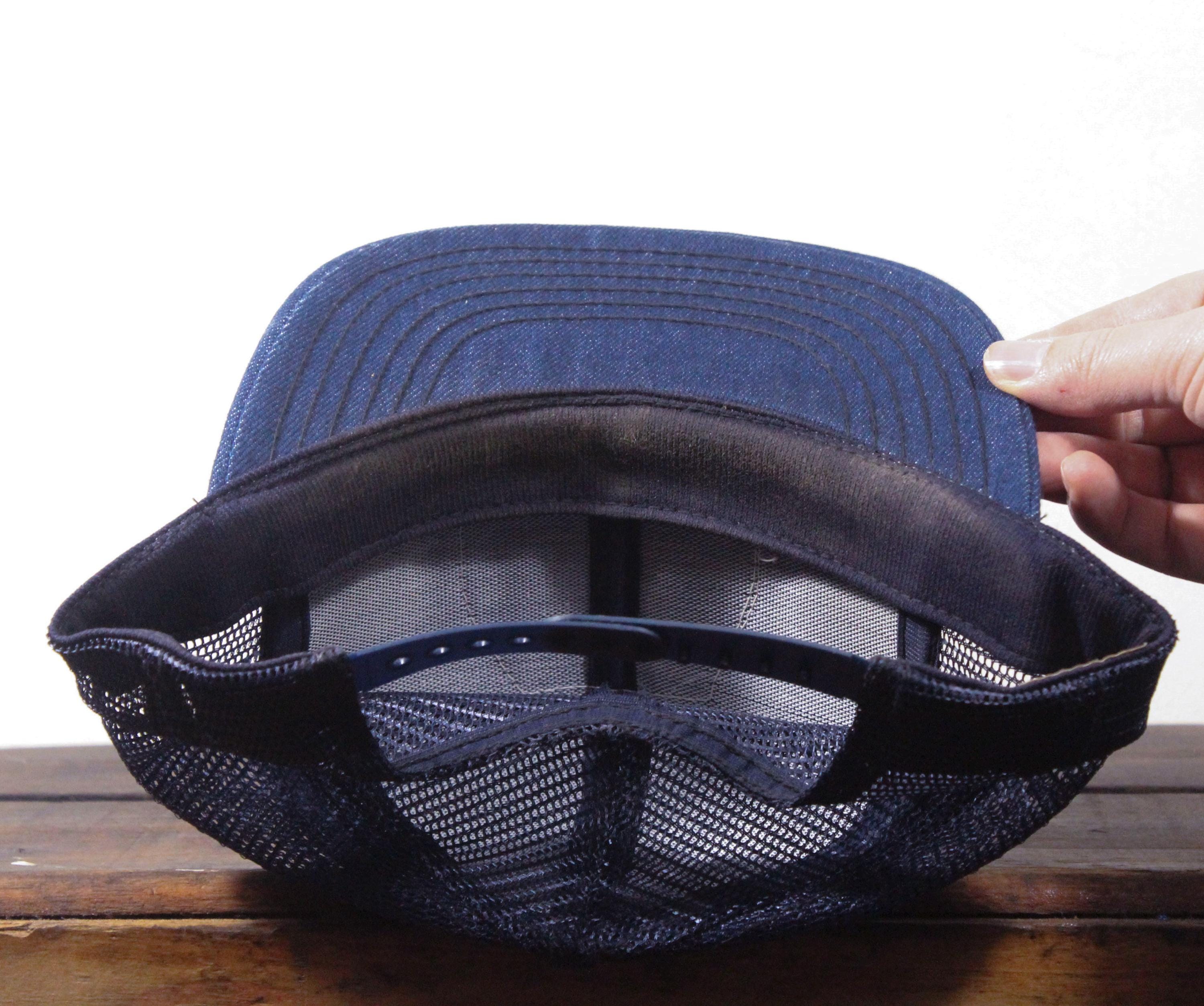 Vintage 80s Denim Carhartt Trucker Hat Snapback Baseball Cap 80s