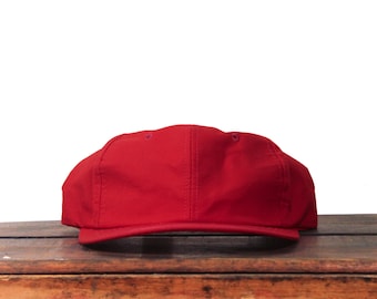 Vintage 80s Red Corduroy Marlboro Cigarettes Tobacco Sports Cap