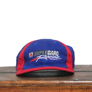 Vintage 90s Jeff Burton #99 Citgo Supergard Racing Team Gas Station Motor Oil Nascar Strapback Hat Baseball Cap