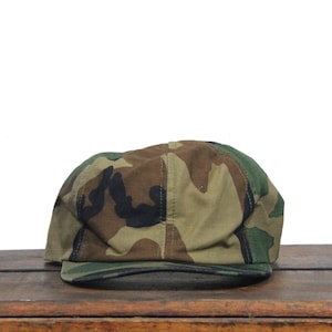 Vintage kleine Jugend Blank Woodland Camo Camouflage Jagd Snapback Kinder Fernlasterhut Baseballmütze Made in den USA