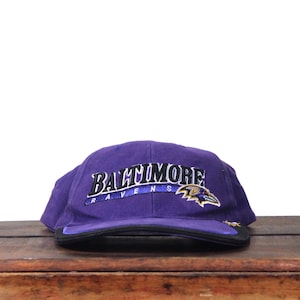 Vintage Y2K Baltimore Ravens Maryland Football NFL Strapback Hat Baseball Cap