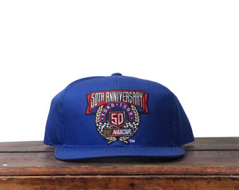 Vintage Neon Racing Hat 90s NASCAR Kendall Motor Oil Snapback Cap