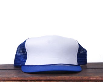 3 Cappelli Da Camionista A 7 Pannelli, Stile Snapback Regolabile, In Cotone E Rete, Unisex, Bianco, Per Uomini E Donne, Ideale Per Personalizzazione E Uso Quotidiano